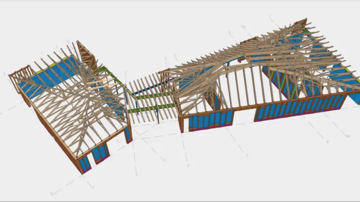 Image from Jussi Summer House gallery. Timber Structure building.